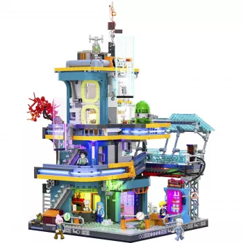 LUMIBRICKS Cyberpunk Neoncity - Apartment 1000-Piece Jigsaw Puzzle