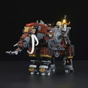 Lumibricks Steamphant Steampunk Elephant LED Building Kit 800 Pieces USB Powered Display Model