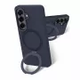 dbramante1928 Roskilde Back Cover for Samsung Galaxy S26 - Deep Water - Magnetic Kickstand, MagSafe Compatible - ICON