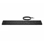 HP Desktop 320K Wired USB Keyboard, Italian Layout, Full-Size, Low-Profile Keys, Black, Smart Buy