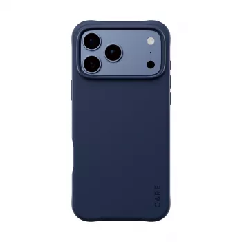 CARE by PanzerGlass Samba Case for iPhone 17/18 Pro Max - Italian Blue, MagSafe, Recycled Plastic