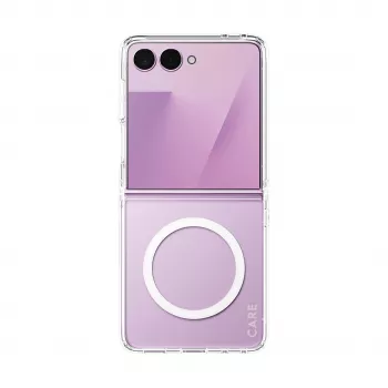 PANZERGLASS CARE Urban Case Clear with White Qi for Samsung Galaxy Z Flip8 / Z Flip7