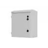 10 inch Wall/Pole Mount Rack Cabinet, IP55 Sealed, 420x300x500 mm, Grey, Assembled