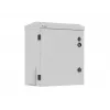 10 inch Wall/Pole Mount Rack Cabinet, IP55 Sealed, 420x300x500 mm, Grey, Assembled