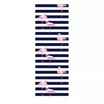 GRB GreenBlue GB183 Classic Beech Deck Chair with Flaming Print