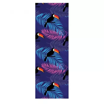 GRB GreenBlue GB183 Classic Beech Deck Chair with Toucan Print