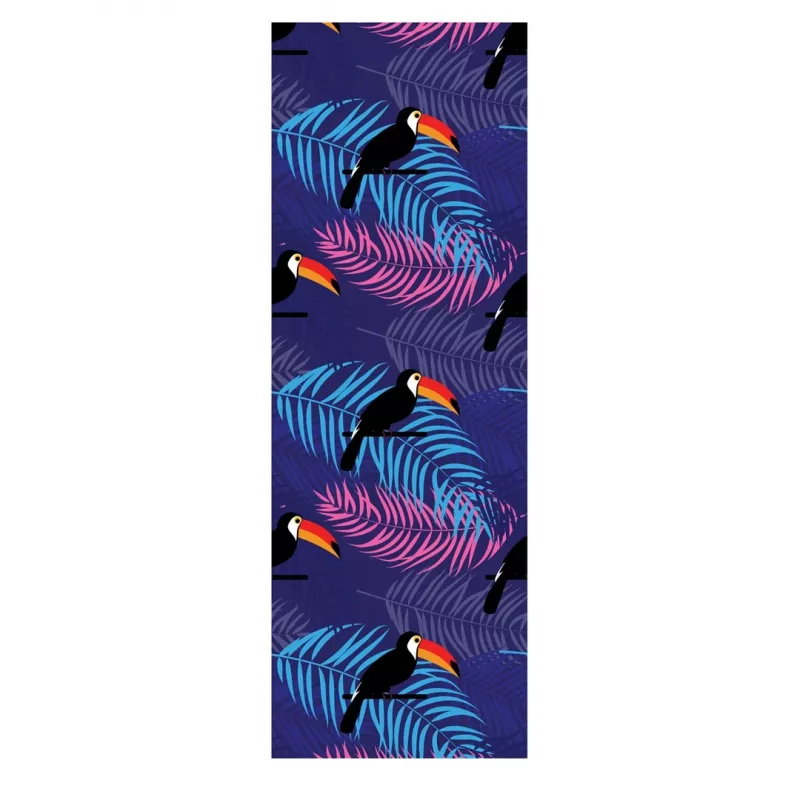 GRB GreenBlue GB183 Classic Beech Deck Chair with Toucan Print