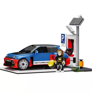 COBI EV Station & Renault 5 Turbo 3E (1:35 Scale) Plastic Model Kit