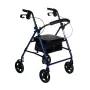 REH RF-610/N Four-Wheel Rollator Walker with 136 kg Capacity, Adjustable Height, and Folding Frame