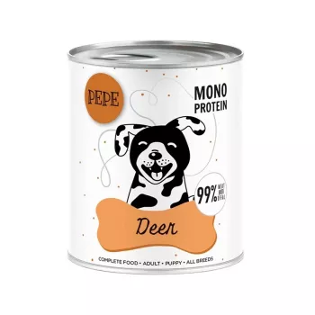 Paka Zwierzaka Pepe Jeleń Wet Dog Food with Deer 800g