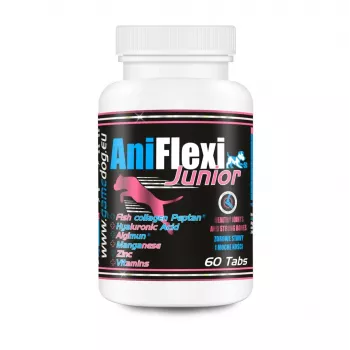 GDO GAME DOG AniFlexi Junior - Joint Support Supplement for Dogs - 60 Tablets