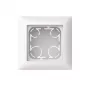 Busch-Jaeger Busch-balance SI Surface-Mounted 1-Gang Housing, High Profile, Studio White (RAL 9010), Halogen-Free, IP20
