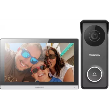 Hikvision Hybrid HD Video Intercom Kit DS-KIS313-P(B) – 7-inch Indoor Monitor & 2MP Outdoor Station