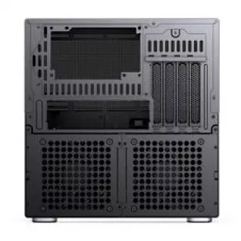 Jonsbo N6 NAS Cube Case, Micro-ATX, Steel/Mesh, Black