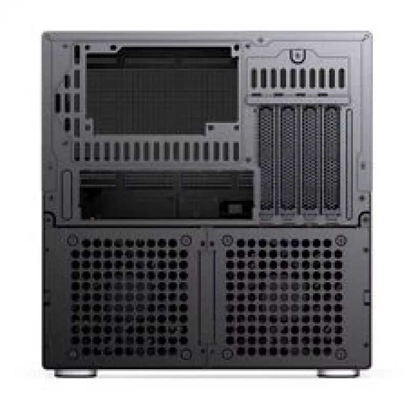 Jonsbo N6 NAS Cube Case, Micro-ATX, Steel/Mesh, Black