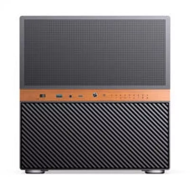 Jonsbo N6 NAS Cube Case, Micro-ATX, Steel/Mesh, Black