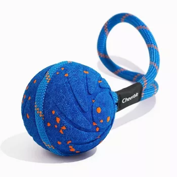 Cheerble Wicked Ball Air Rope Interactive Dog Toy, 78 mm, IP65, Bluetooth, USB-C, 3 Modes