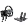 MOZA R5 Pro Racing Simulator - 5.5 Nm Direct Drive Wheelbase, 11-inch Leather Wheel, 2-Pedal Set