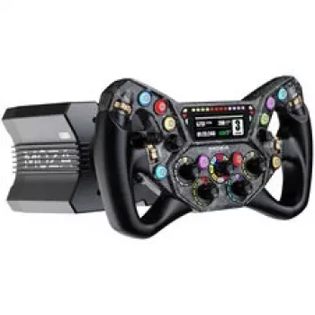 Moza Racing KS Pro Steering Wheel - 300mm Carbon Fiber Sim Racing Wheel with RGB Buttons, Magnetic Paddles, Wireless Quick Release