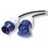 APC Modular IT Power Distribution Cable Extender - IEC 60309 32A Male to Female, 3m, 400V, Black