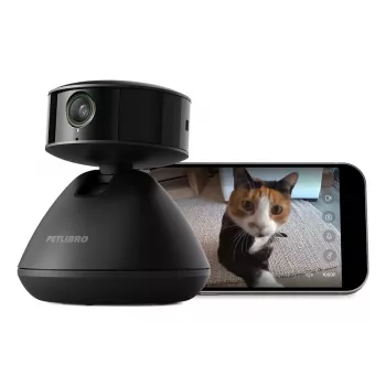 PETLIBRO Scout Smart AI Pet Camera 1080p Full HD with Two-Way Audio, Night Vision, Motion & Sound Detection, 130° Wide-Angle, Wi-Fi, MicroSD/Cloud Storage, White