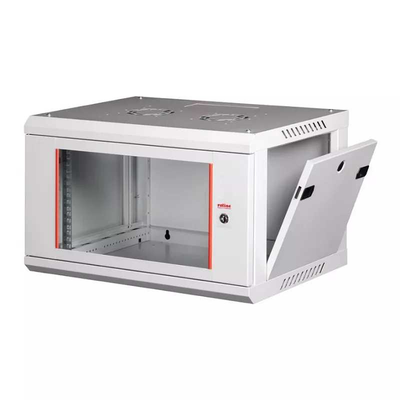 ROLINE 19 inch Wall-Mount Cabinet Basic Plus 6U, 600x450 mm, Grey