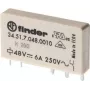 Finder 34.51.7.024.0010 Miniature PCB Relay 24 V DC 6 A 1 CO SPDT