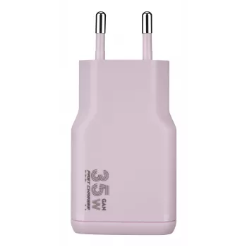TUCANO ONE POWER KIT 35W GaN Charger with 60W USB-C Cable Pink