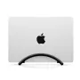 Twelve South BookArc Flex Vertical Laptop Stand for MacBook and Notebooks, Black Anodized Aluminum, Space-Saving Desktop Dock with Cable Management