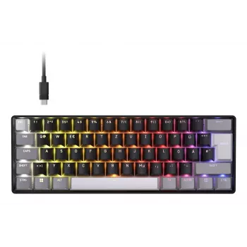 Corsair CLIPPER PRO MINI 60 Hall Effect 60% Wired USB Magnetic Switch QWERTZ Black Gaming Keyboard