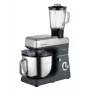 CONCEPT RM6000 Planetary Food Mixer 1900W 6.5L Stainless Steel Bowl, 8 Speeds + Pulse, Silver/Black