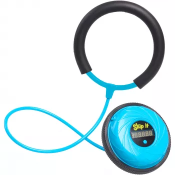 Just Play Skip It Deluxe Petrol - Ankle Skip Toy with Counter and Flashing Lights for Kids 6+