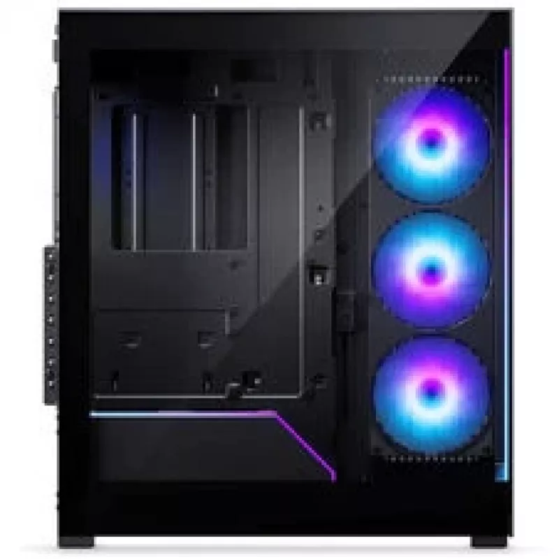 Phanteks NV5X Mid-Tower PC Case, E-ATX, Tempered Glass, ARGB, Black