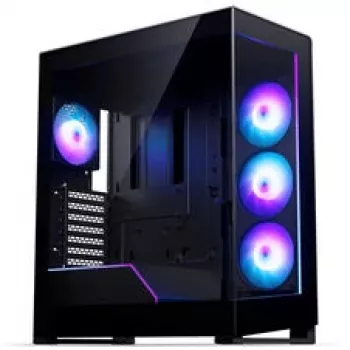 Phanteks NV5X Mid-Tower PC Case, E-ATX, Tempered Glass, ARGB, Black