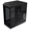 HYTE Y70 Touch Black Mid Tower Case with Panoramic Tempered Glass and 14.1 inch Touchscreen, ATX/E-ATX, Vertical GPU Mount