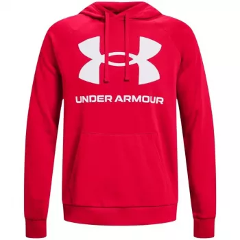 Under Armour Men's Rival Fleece Big Logo Hoodie Red