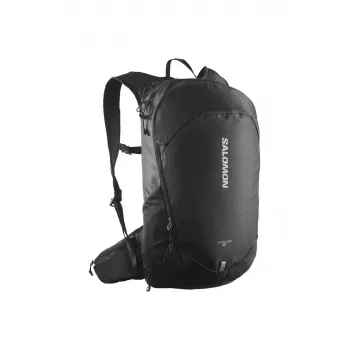 Salomon Trailblazer 20 Backpack - Black/Alloy, 20L, Unisex Hiking Daypack