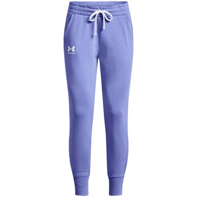 Women's Under Armour Rival Fleece Pants Cosmic Purple / White XS