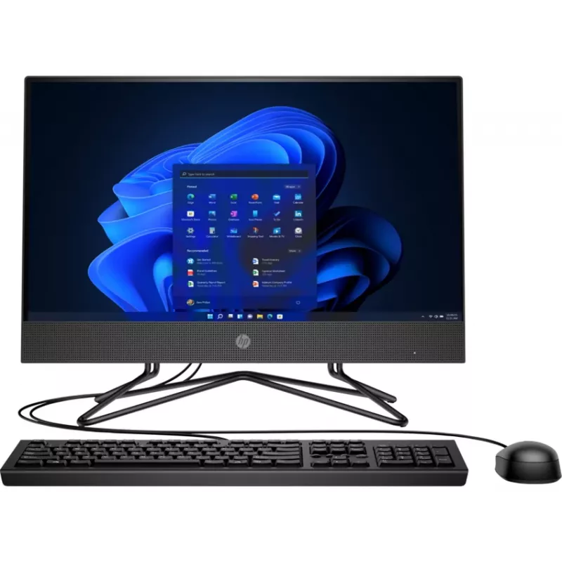 HP 200 G4 AiO 21.5 inch Full HD All-in-One PC, Intel Core i3-10110U, 4GB RAM, 256GB SSD, Windows 10 Home, Black