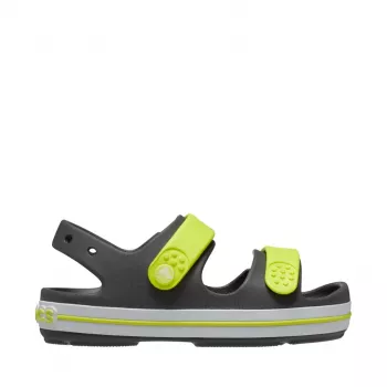 Crocs Crocband Cruiser Kids' Sandals Graphite Yellow Size 32-33