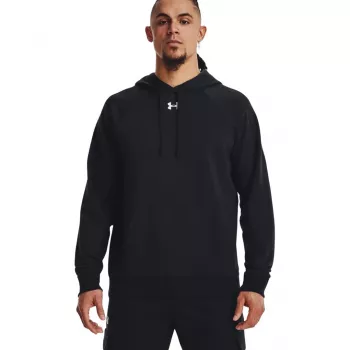 Under Armour Men's Rival Fleece Hoodie Black 2XL