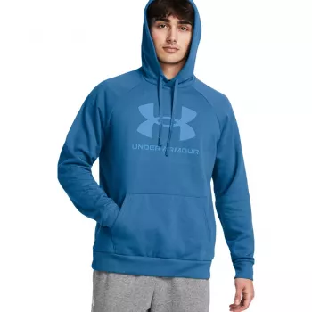 Under Armour Rival Fleece Logo HD Men's Hoodie Academy Blue M