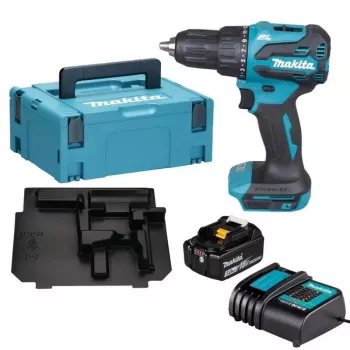 Makita DHP490SF1J 18V LXT Brushless Combi Drill with 3.0Ah Battery, Charger and Makpac Case