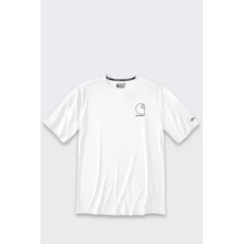 Sun Defender Lightweight Logo Short Sleeve T-Shirt White