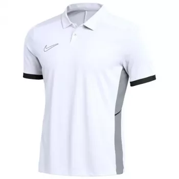 Nike Men's Dri-FIT Academy 25 Short Sleeve Polo Shirt White FZ9759-100 Size S