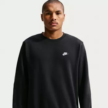 Nike Club Fleece Men's Pullover Hoodie Black S