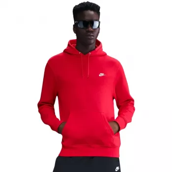 Nike Club Fleece Men's Crewneck Sweatshirt University Red