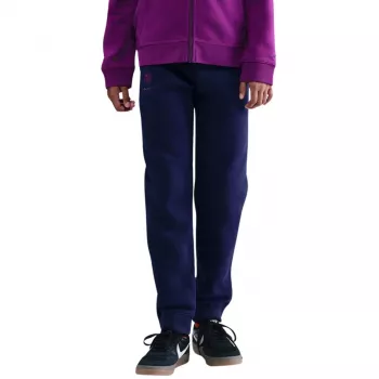 Nike FC Barcelona 25/26 Tech Fleece Kids Trousers Navy Blue Size S