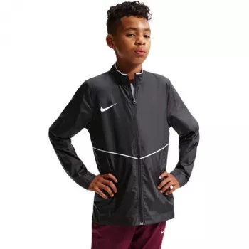 Nike Park 26 Rain Kids' Unisex Black Rain Jacket XL