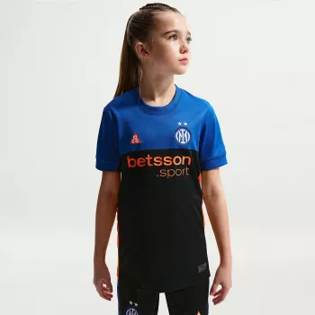 Nike Inter Milan 2026 Stadium SE Kids' Football Jersey Black-Blue IB3536 413 XL